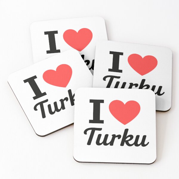 Item preview, I Love Turku | Finland City Typography | Culture, History & Coastal Charm Design designed and sold by PaintedPixels01.