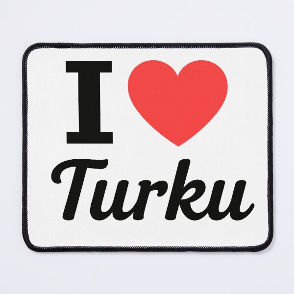 Item preview, I Love Turku | Finland City Typography | Culture, History & Coastal Charm Design designed and sold by PaintedPixels01.