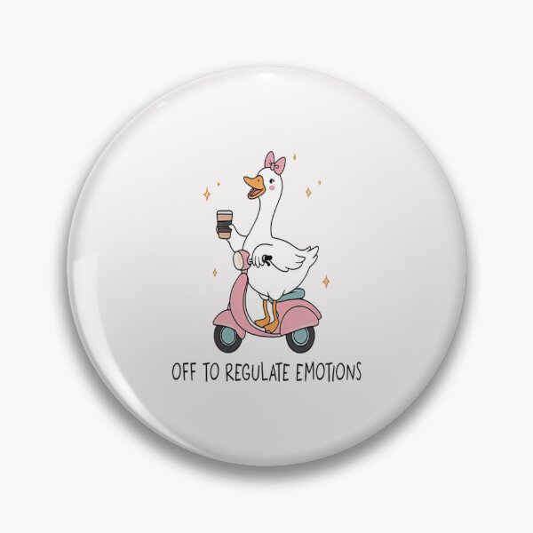 Item preview, Off To Regulate Emotions, Silly Goose Graphic Tee, Mental Health Teacher Counselor Gift designed and sold by HyphThonia.