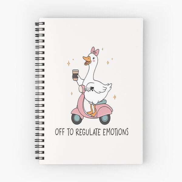 Item preview, Off To Regulate Emotions, Silly Goose Graphic Tee, Mental Health Teacher Counselor Gift designed and sold by HyphThonia.