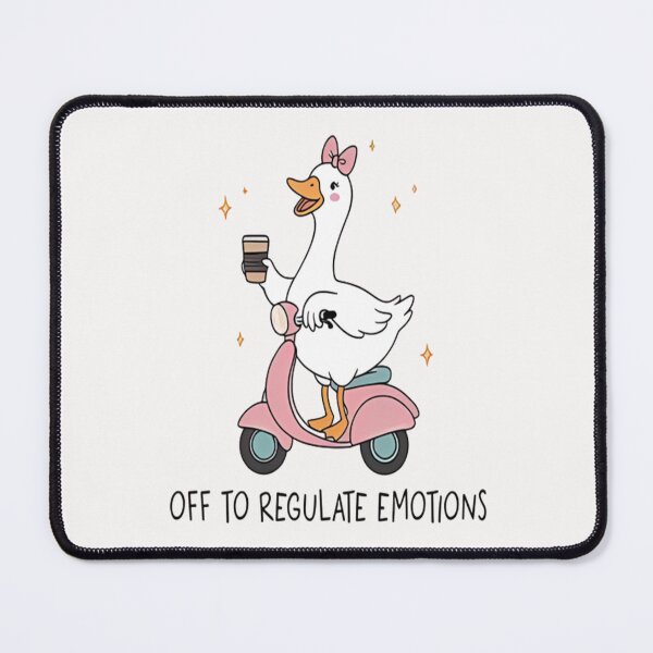 Item preview, Off To Regulate Emotions, Silly Goose Graphic Tee, Mental Health Teacher Counselor Gift designed and sold by HyphThonia.