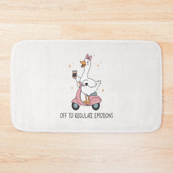 Item preview, Off To Regulate Emotions, Silly Goose Graphic Tee, Mental Health Teacher Counselor Gift designed and sold by HyphThonia.