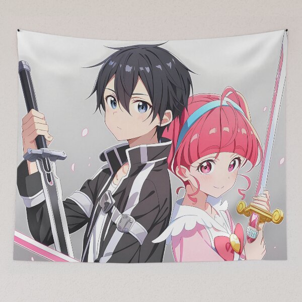 Item preview, Kirito Sword Art Online Soft Pastel Sword Duo designed and sold by Tokyonomad.