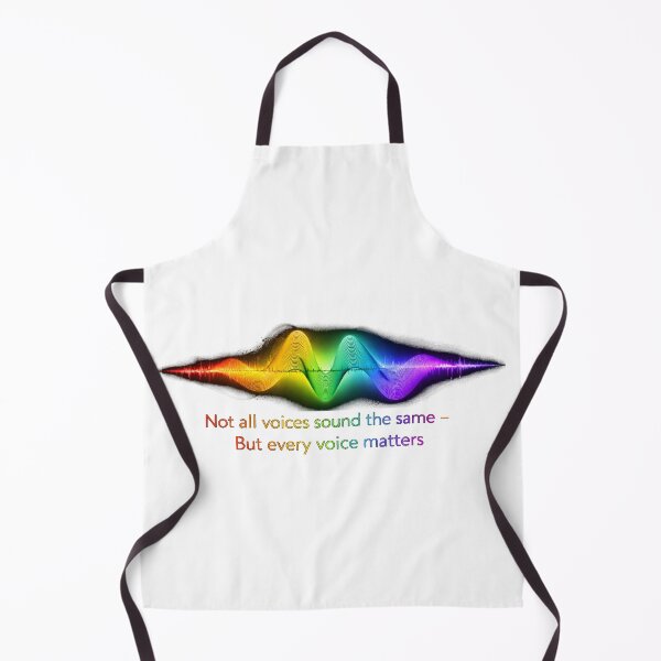 Item preview, Not All Voices Sound the Same -Every Voice Matters Rainbow Sound Wave designed and sold by Mirgonhood.