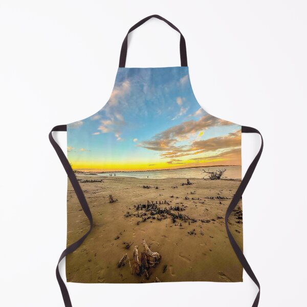 Item preview, Open Shoreline – Wide Coastal Sunset Landscape with Driftwood designed and sold by aadventures.