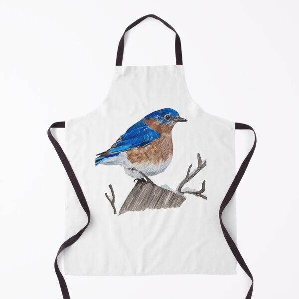 Item preview, Eastern Bluebird Colored Pencil Art designed and sold by Heather Barker.