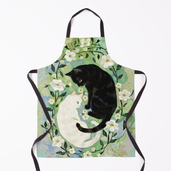 Item preview, Black cat and white cat designed and sold by xianxiu-ling.