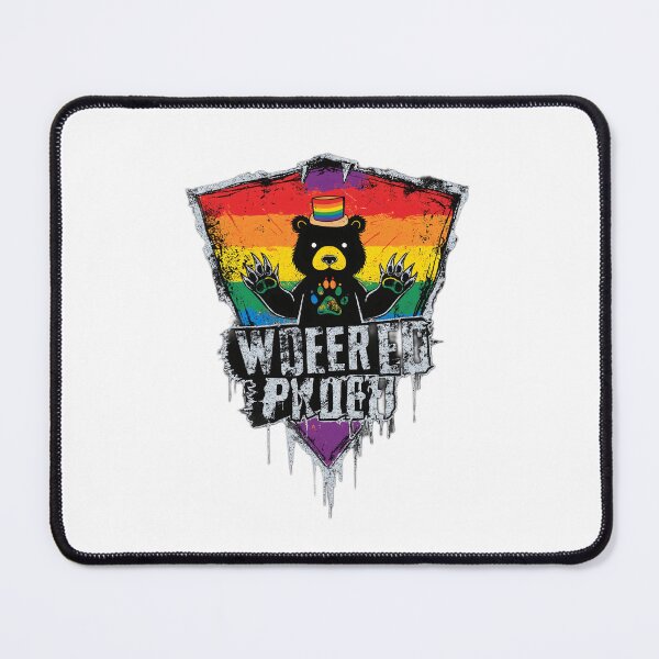 Item preview, Cute LGBT Bear Pride With Rainbow Flag Design designed and sold by InkDazzle.