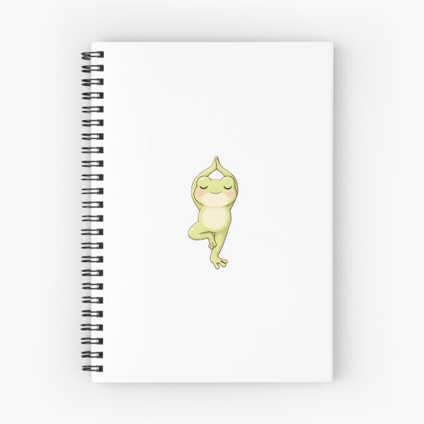 Item preview, Kawaii Frog Doing Yoga | Cute Calm Frog Yoga Sticker designed and sold by AidaAviles.