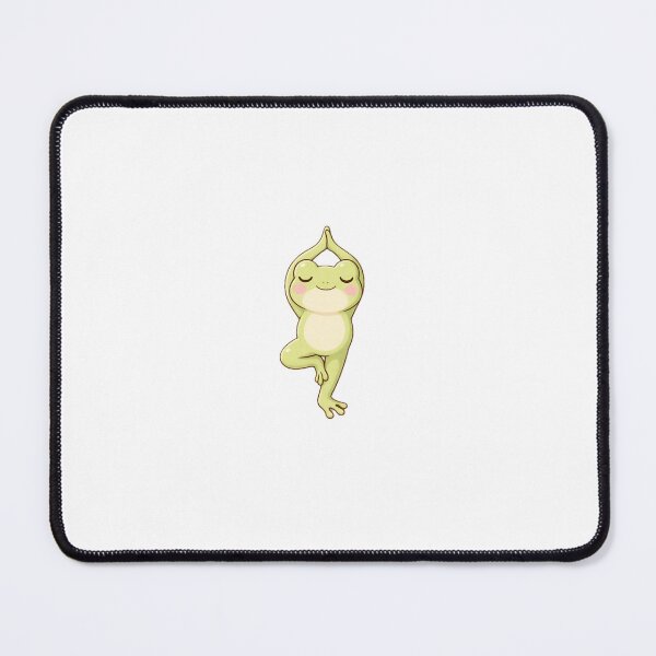 Item preview, Kawaii Frog Doing Yoga | Cute Calm Frog Yoga Sticker designed and sold by AidaAviles.