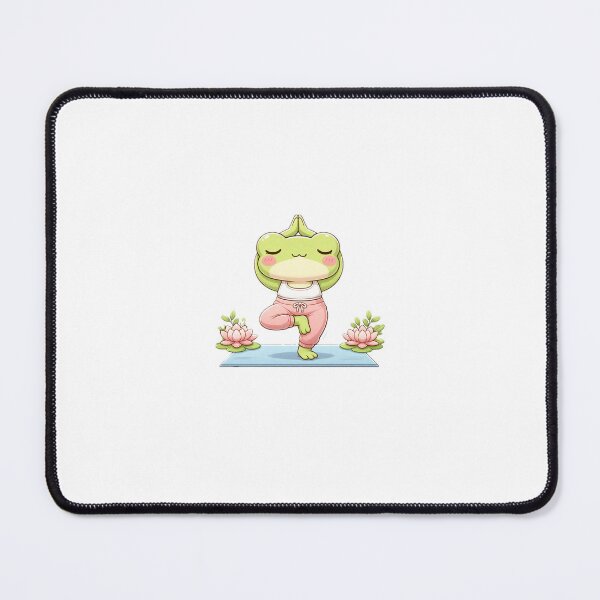 Item preview, Kawaii Frog Doing Yoga | Cute Calm Frog designed and sold by AidaAviles.