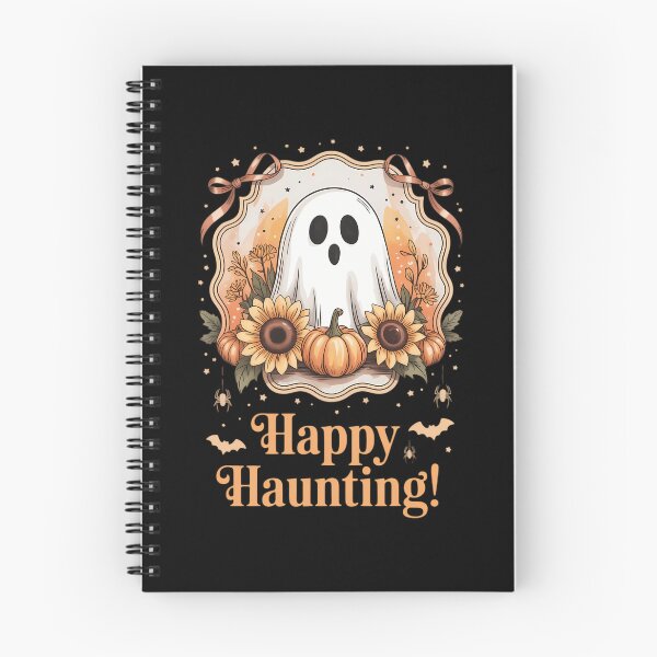 Item preview, Preppy Floral Ghost Cute Pumpkin Autumn Halloween designed and sold by Moon-Ape.