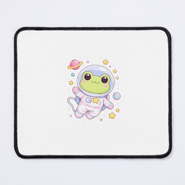Item preview, Kawaii Astronaut Frog in Space | Cute Space Frog Sticker designed and sold by AidaAviles.