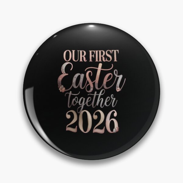Item preview, Our First Easter Together 2026 Couple , Romantic Spring Holiday Tee designed and sold by HyphThonia.