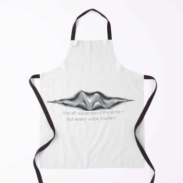 Item preview, Not All Voices Sound the Same -Every Voice Matters Silver Sound Wave designed and sold by Mirgonhood.