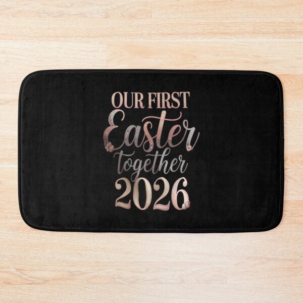 Item preview, Our First Easter Together 2026 Couple , Romantic Spring Holiday Tee designed and sold by HyphThonia.