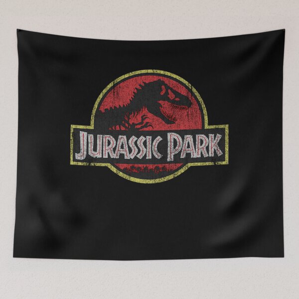 Item preview, Jurassic Park Classic Red Distressed Logo designed and sold by mosstaphashop.