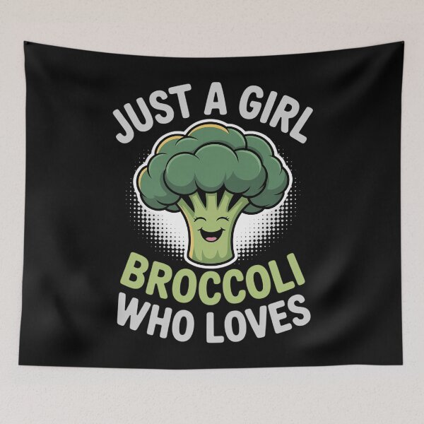 Item preview, Broccoli Lover Women Just a Girl Who Loves Broccoli designed and sold by Moon-Ape.