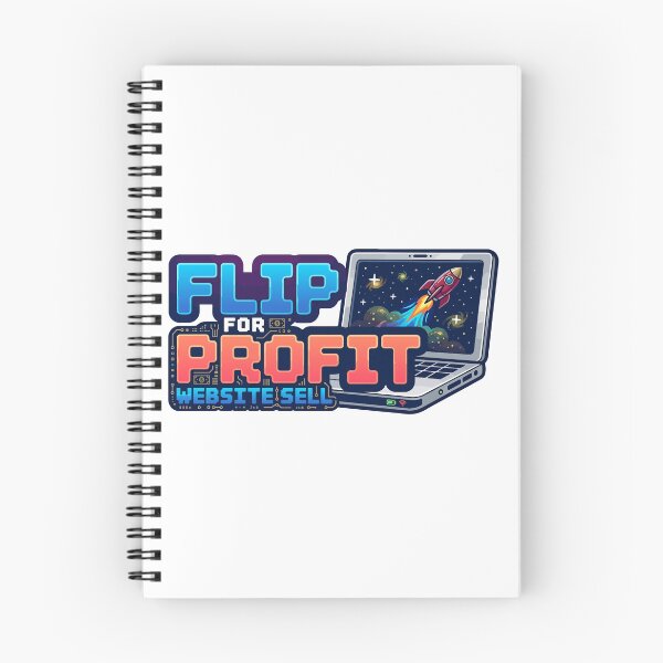 Item preview, Flip for Profit Website Sell Retro Gaming Style Illustration designed and sold by PixelWaveBD.