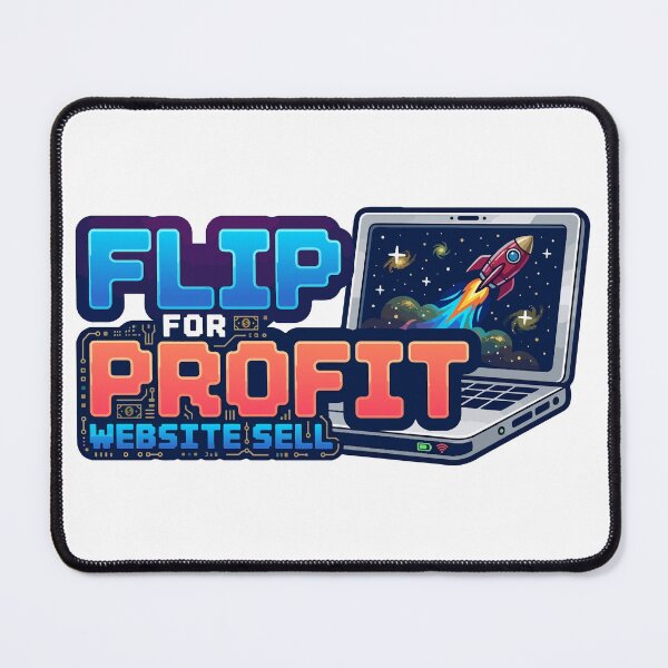 Item preview, Flip for Profit Website Sell Retro Gaming Style Illustration designed and sold by PixelWaveBD.