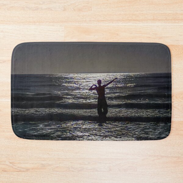 Item preview, Into the Light – Ocean Silhouette at Night Reflected Waves designed and sold by aadventures.