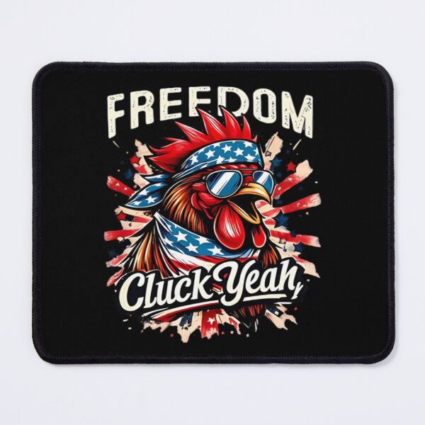 Item preview, Patriotic Rooster, Freedom Cluck Yeah, American Flag Chicken Tee designed and sold by HyphThonia.
