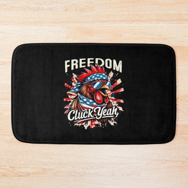 Item preview, Patriotic Rooster, Freedom Cluck Yeah, American Flag Chicken Tee designed and sold by HyphThonia.