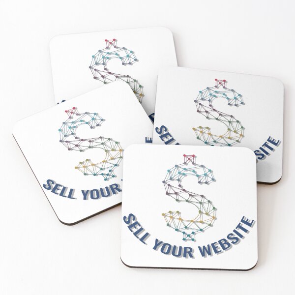 Item preview, Sell Your Website Dollar Sign Network Tech Typography designed and sold by PixelWaveBD.