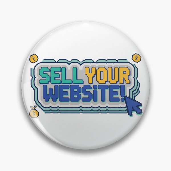 Item preview, Sell Your Website Retro Pixel Art Business Typography designed and sold by PixelWaveBD.