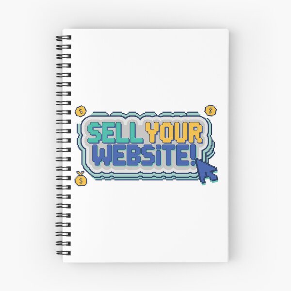 Item preview, Sell Your Website Retro Pixel Art Business Typography designed and sold by PixelWaveBD.