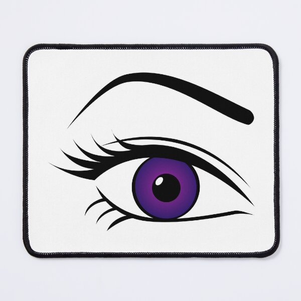 Item preview, Violet Right Eye Purple Anime Style Big Expressive Eye Art designed and sold by Lainey1978.