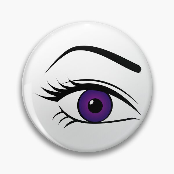 Item preview, Violet Right Eye Purple Anime Style Big Expressive Eye Art designed and sold by Lainey1978.