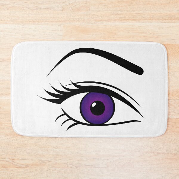 Item preview, Violet Right Eye Purple Anime Style Big Expressive Eye Art designed and sold by Lainey1978.