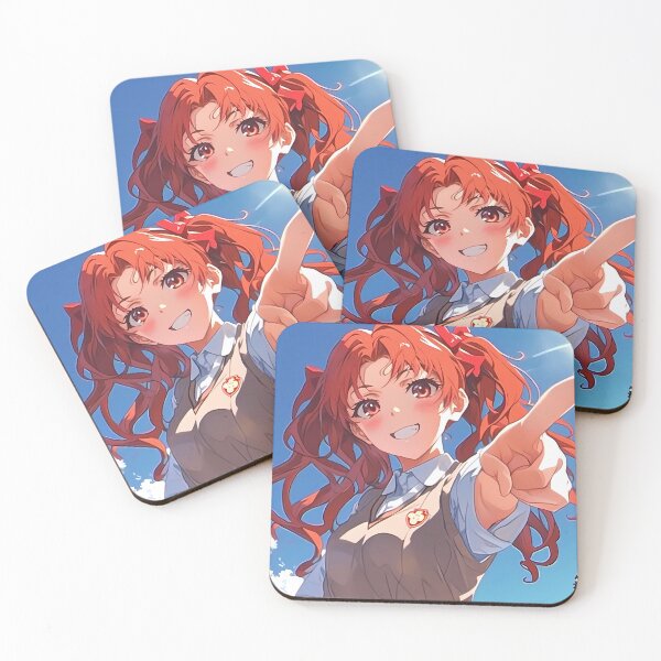 Item preview, Shirai Kuroko A Certain Scientific Railgun Sunny School Day Pointing Pose designed and sold by Tokyonomad.