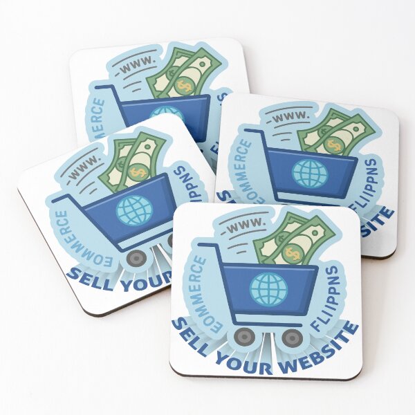 Item preview, Sell Your Website Profit Exit Money Growth Tech Sticker designed and sold by PixelWaveBD.