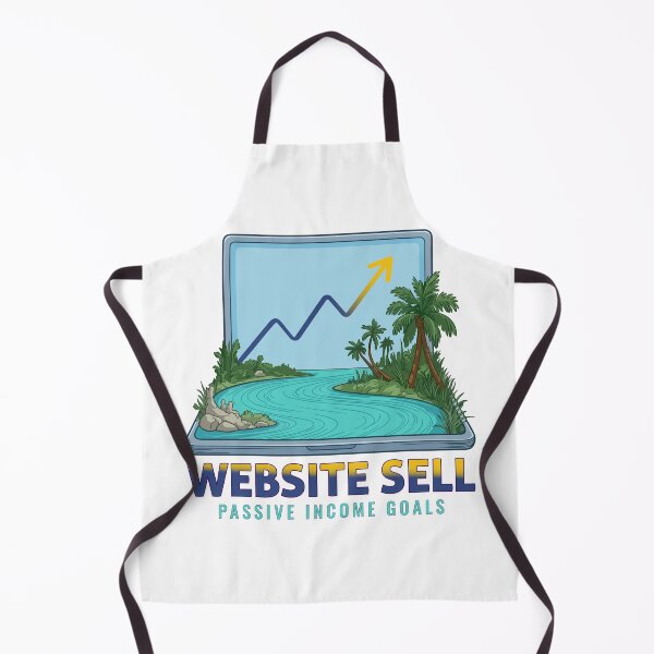 Item preview, Website Sell Passive Income Goals Laptop Tropical Oasis Sticker designed and sold by PixelWaveBD.