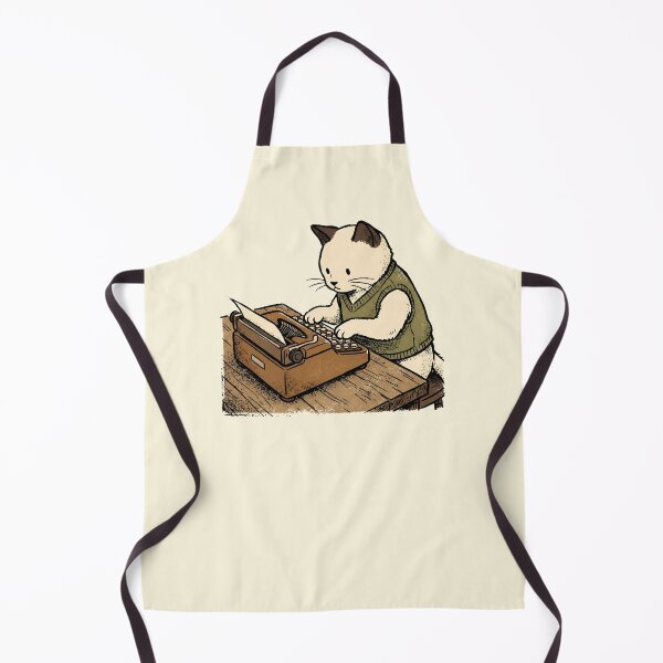 Item preview, Retro Cat Typing On Vintage Typewriter designed and sold by Imaginationbeyond.