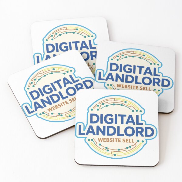 Item preview, Digital Landlord Website Sell Flipping Tech Sticker designed and sold by PixelWaveBD.
