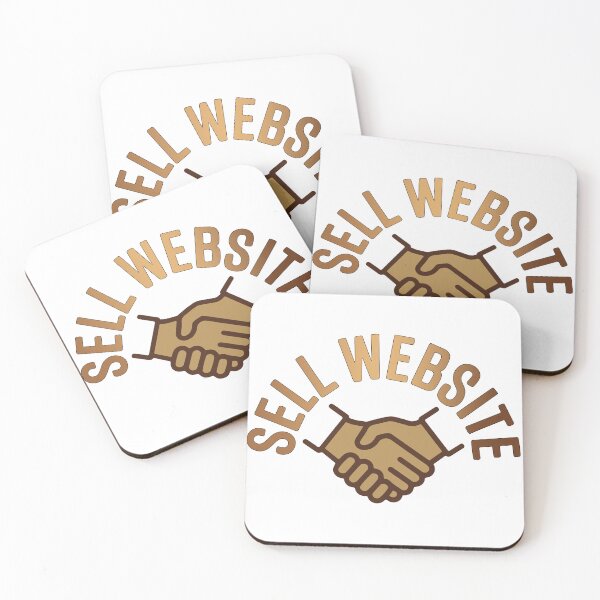 Item preview, Sell Website Golden Handshake Business Deal Success Sticker designed and sold by PixelWaveBD.
