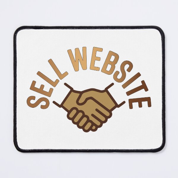 Item preview, Sell Website Golden Handshake Business Deal Success Sticker designed and sold by PixelWaveBD.
