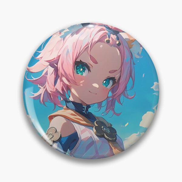 Artikelvorschau, Diona Genshin Impact Süßes Katzenmädchen Rosa Haare Wiese entworfen und verkauft von Tokyonomad.