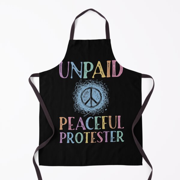 Item preview, Unpaid Peaceful Protester Retro Activist  designed and sold by HeidixHDesigns.