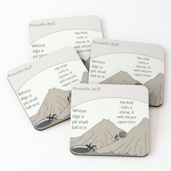 Item preview, Proverbs 26:27 designed and sold by Undonemadenew.