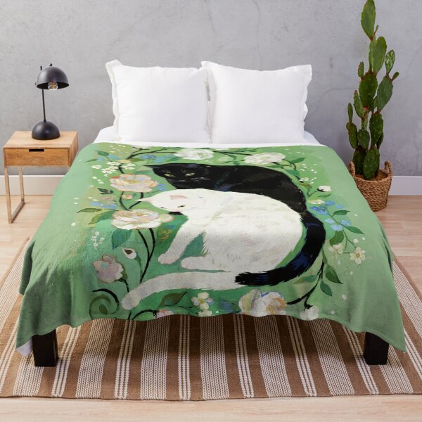 Item preview, Black cat and white cat designed and sold by xianxiu-ling.