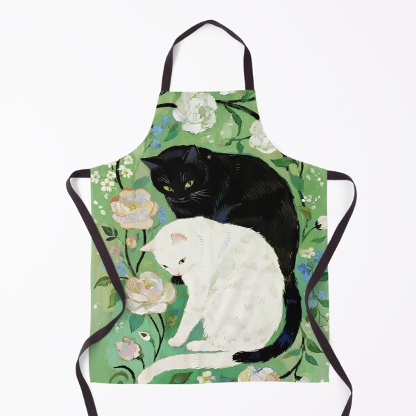 Item preview, Black cat and white cat designed and sold by xianxiu-ling.
