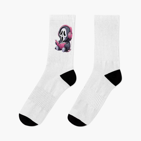Item preview, Cute Ghost Reader with Headphones | Kawaii Horror Aesthetic | Adorable Spooky Cartoon Design designed and sold by Aedition.