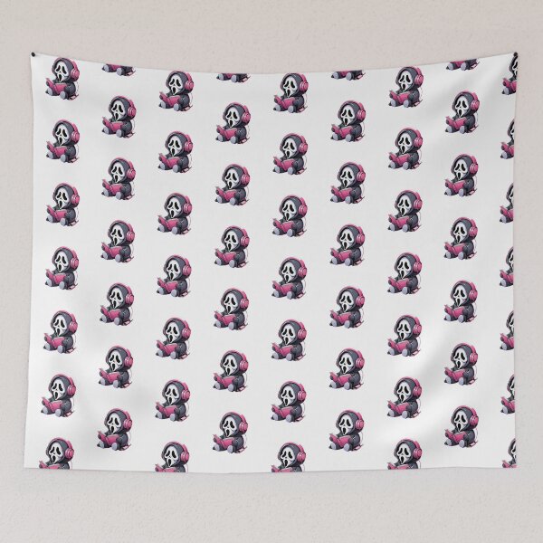 Item preview, Cute Ghost Reader with Headphones | Kawaii Horror Aesthetic | Adorable Spooky Cartoon Design designed and sold by Aedition.