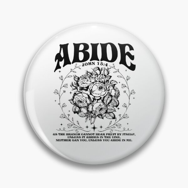 Item preview, Abide in Me, Bible Verse Worship designed and sold by Ariana De Amicis.