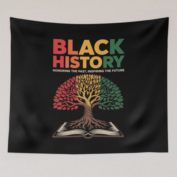 Item preview, Black History Tree Honoring Past Inspiring Men Women Kids designed and sold by Rrettgison.