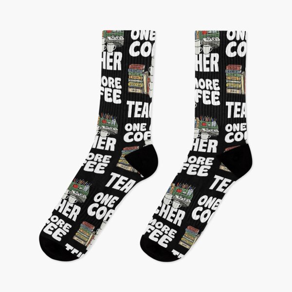 Item preview, TEACHER - ONE MORE COFFEE designed and sold by KEF Custom.